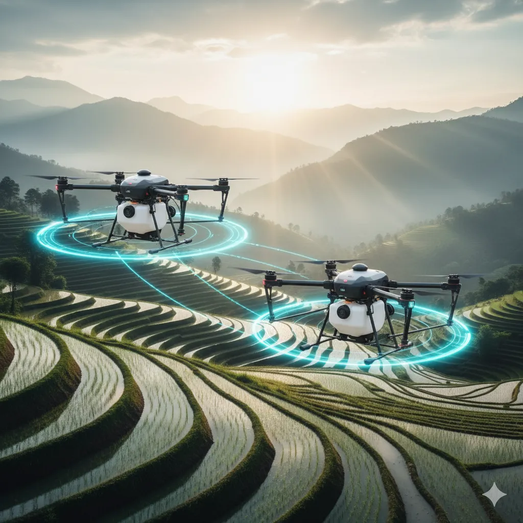 Drone Swarms Coordination